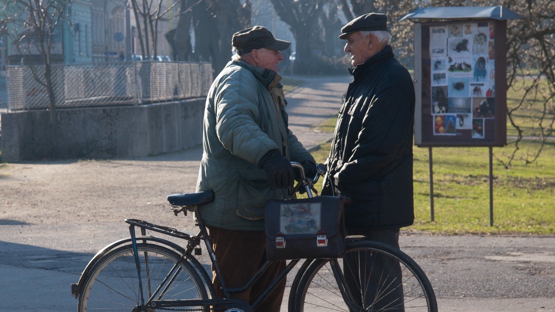 Old friends catching up